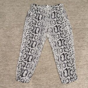 Snakeskin Print Pants